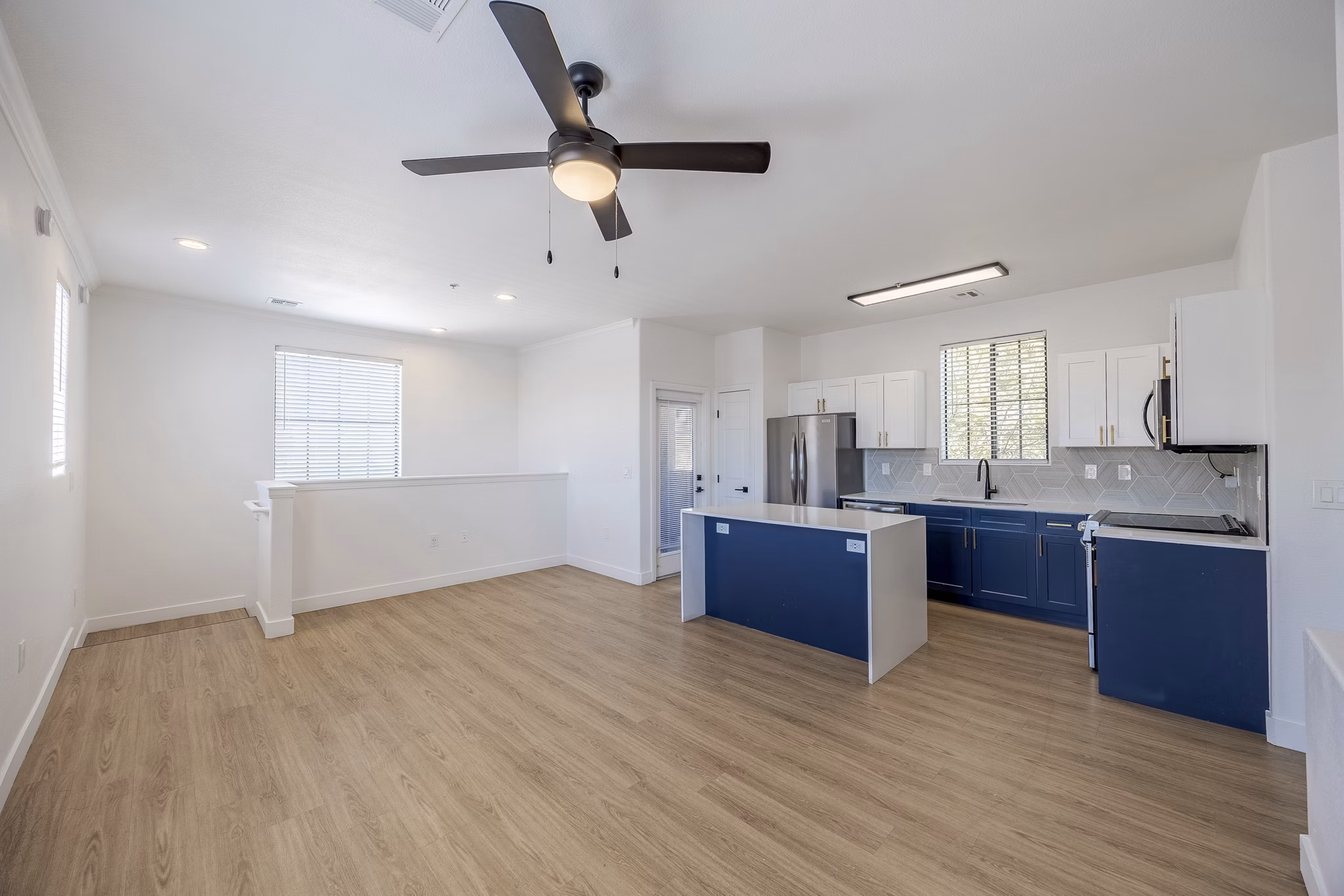 living room at The Presley at Whitney Ranch Apartments 