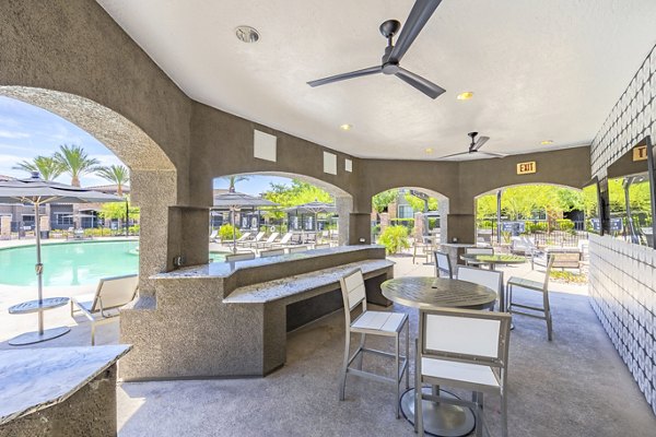 patio at The Presley at Whitney Ranch Apartments
