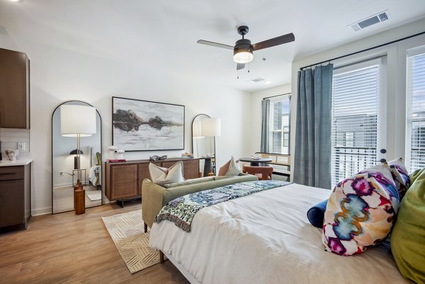 bedroom at The Navigator Apartments