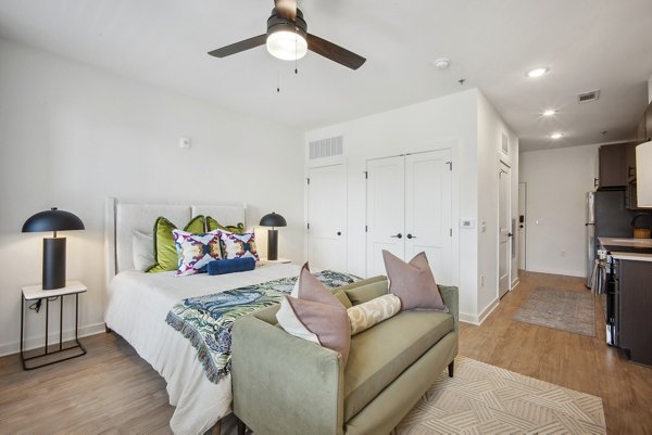 bedroom at The Navigator Apartments