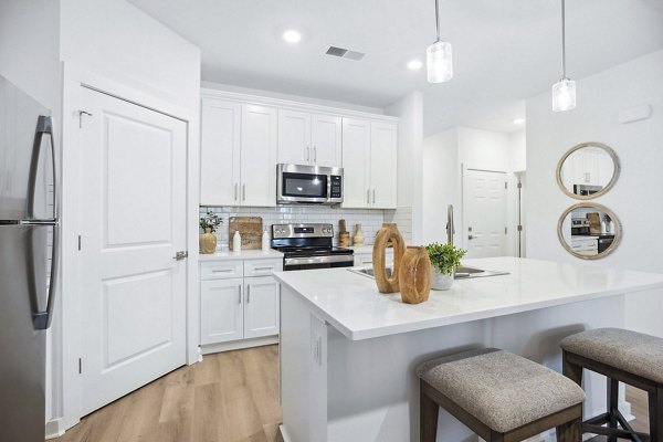 kitchen at River Rock at Blume Road Apartment Homes