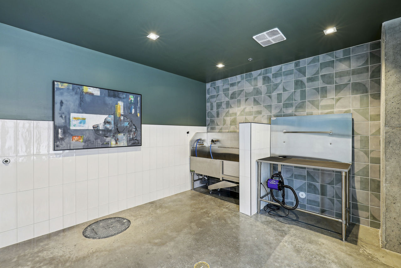 Pet wash at The Navigator Apartments