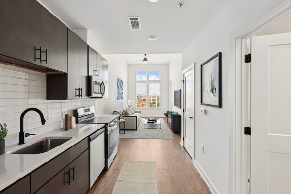 kitchen at The Navigator Apartments