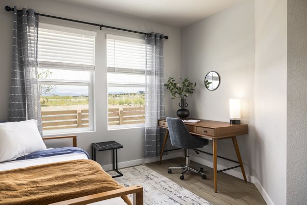 bedroom at Finley at Baseline Apartments