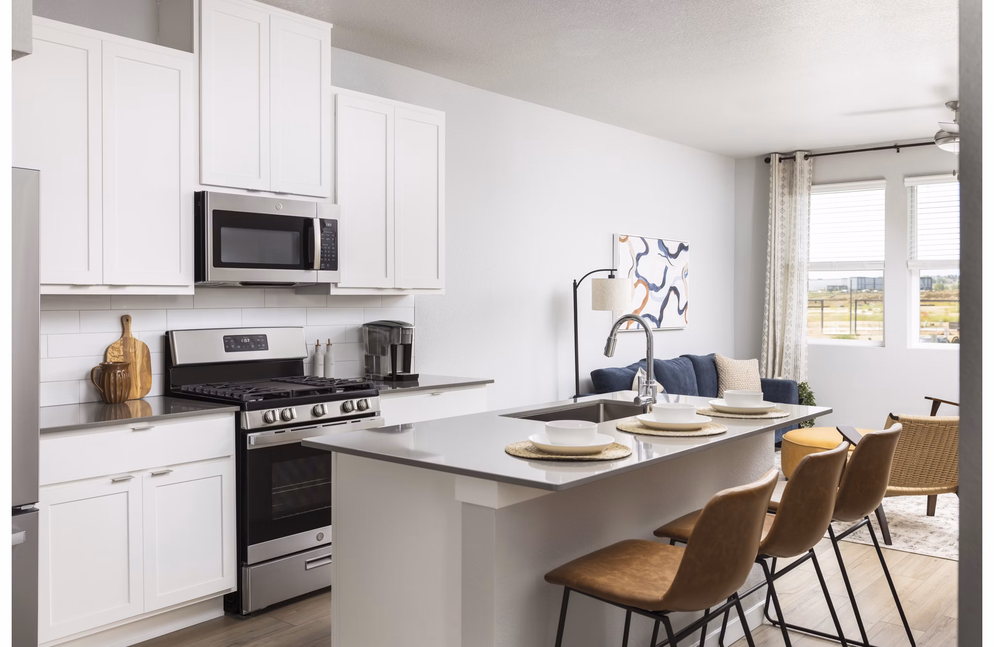 kitchen at Finley at Baseline Apartments