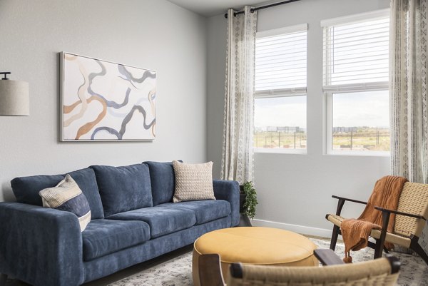 living room at Finley at Baseline Apartments