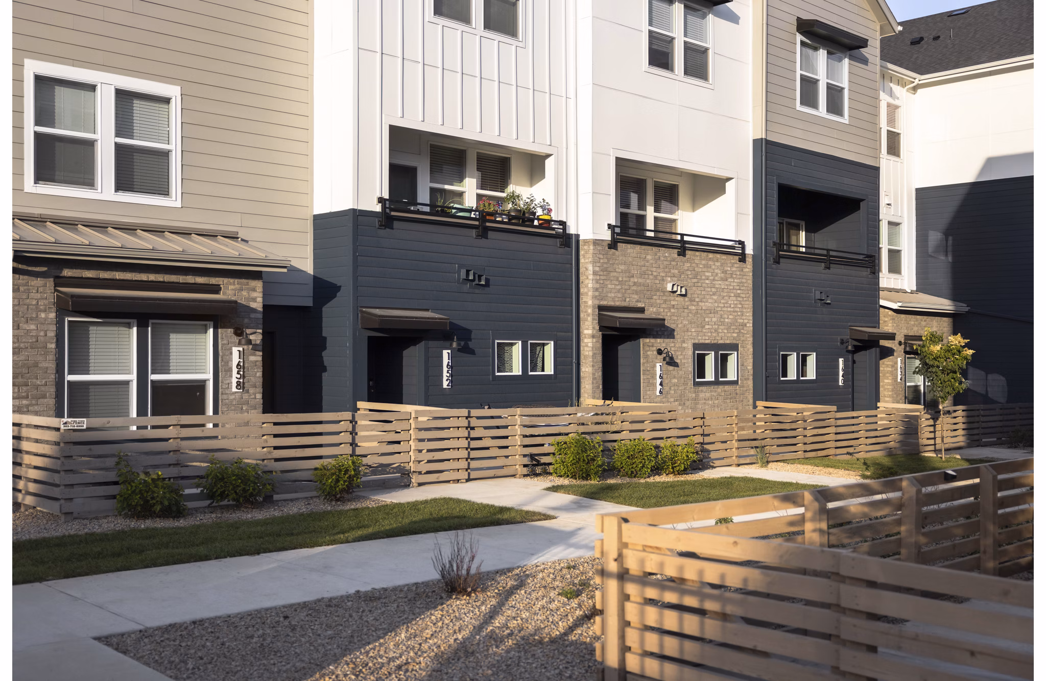 patio at Finley at Baseline Apartments