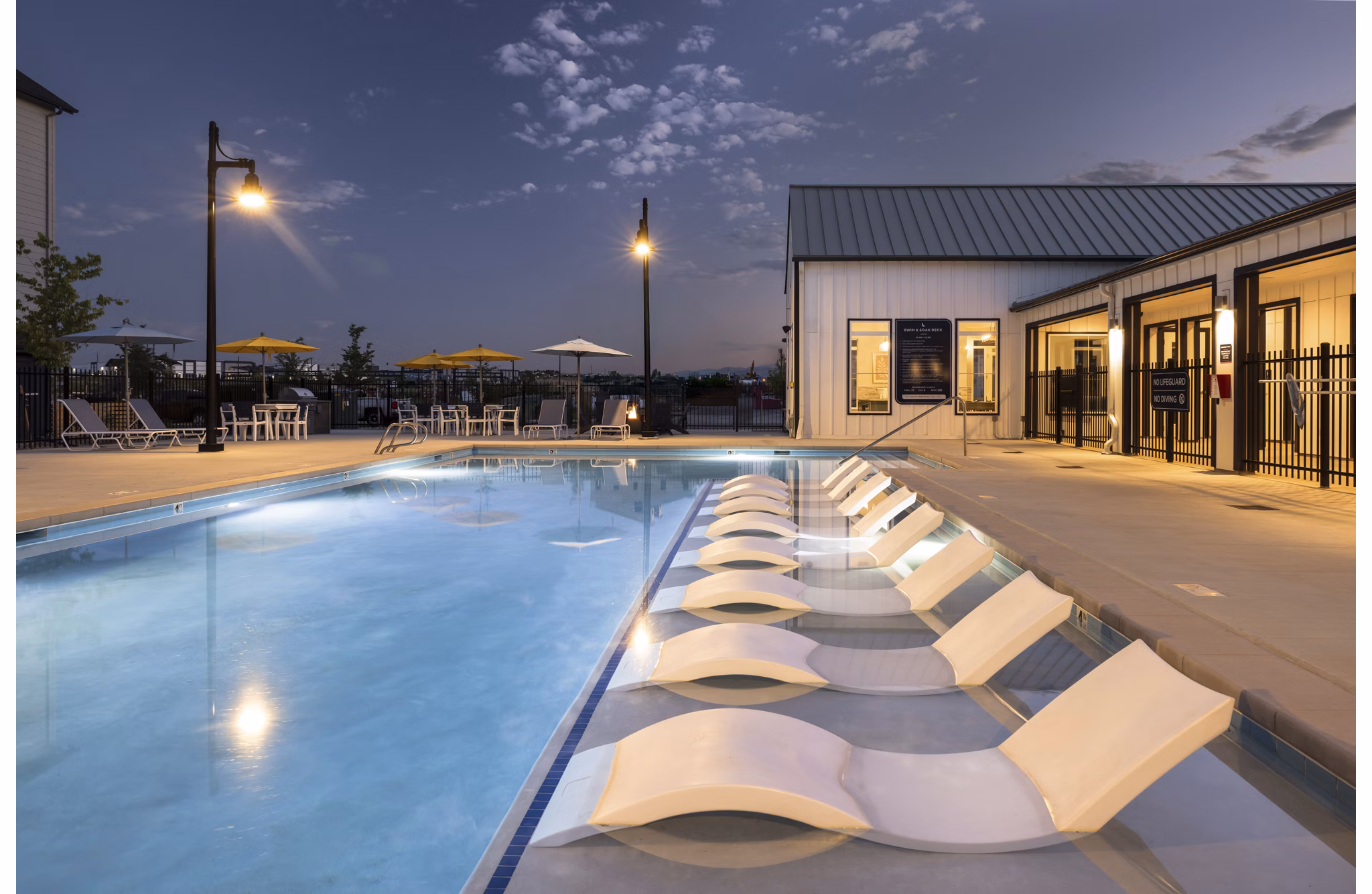 pool at Finley at Baseline Apartments