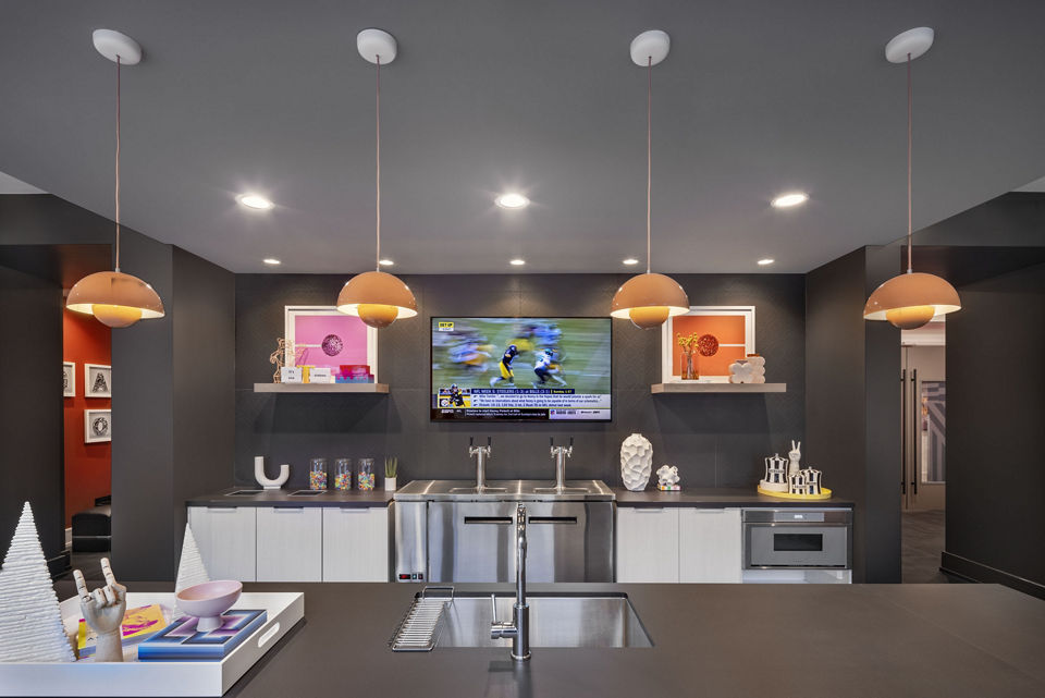 clubhouse at The District Apartments