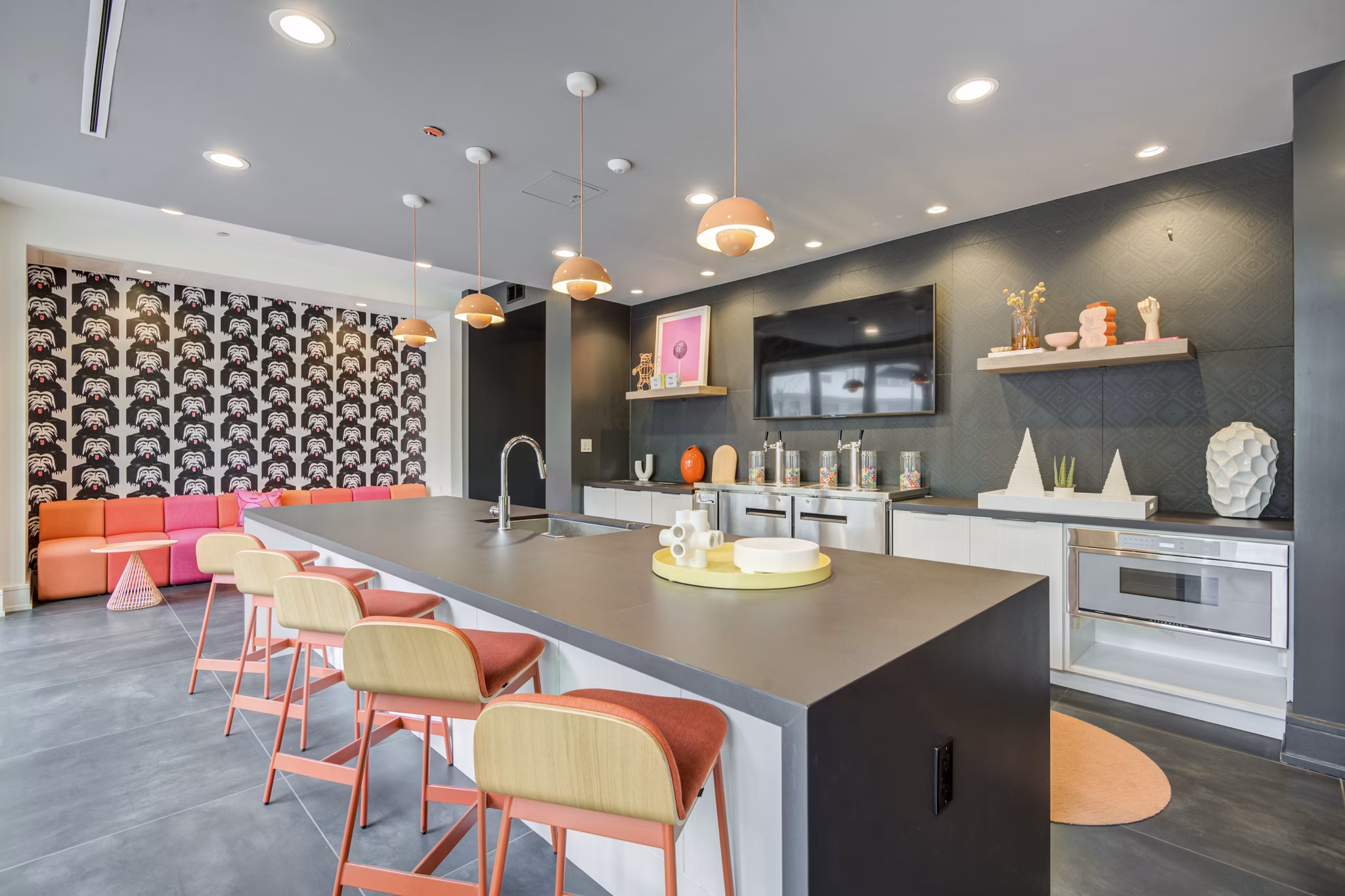 clubhouse at The District Apartments