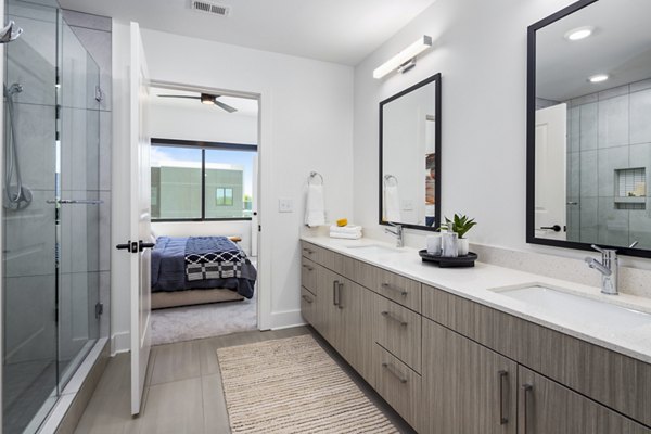 Bathroom featuring modern fixtures and elegant design at The Grace Residences Apartments