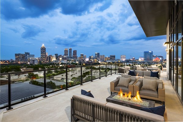 fire pit/patio at The Grace Residences