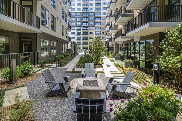 fire pit/patio at The Grace Residences