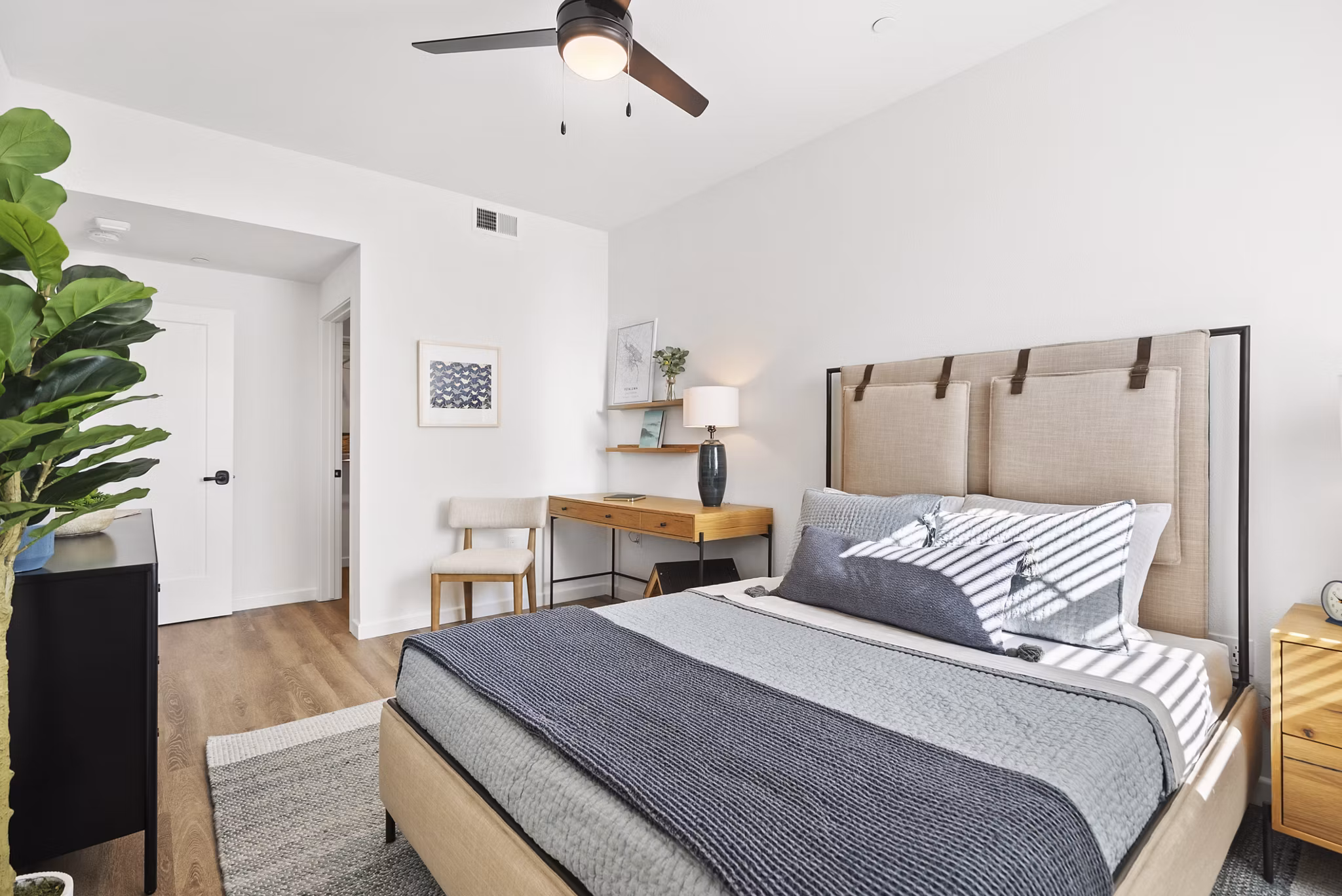 bedroom at Haven at Deer Creek Apartments