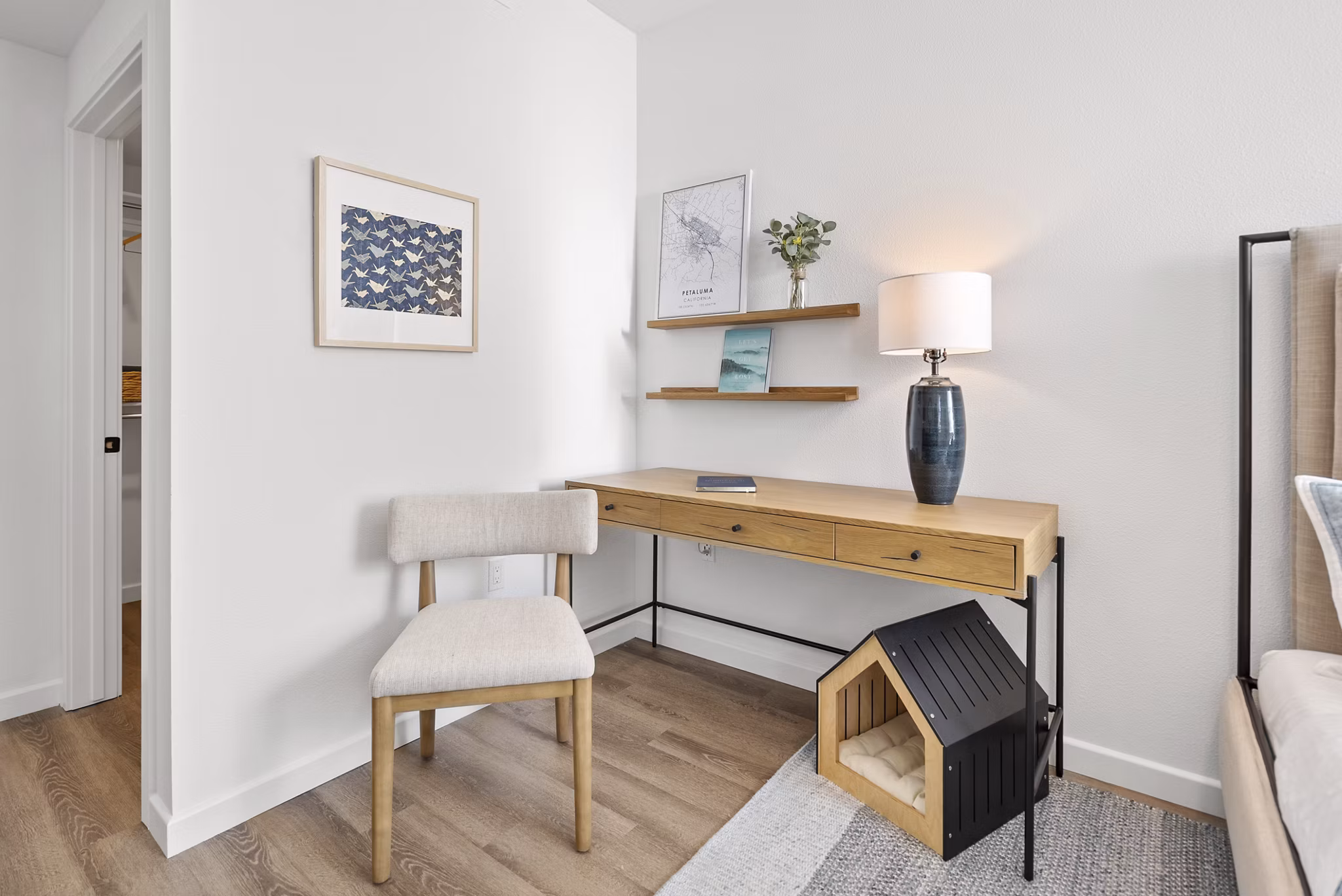 bedroom at Haven at Deer Creek Apartments