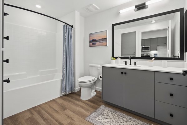 bathroom at Haven at Deer Creek Apartments 