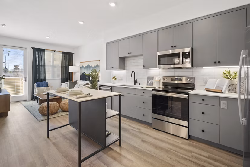 kitchen at Haven at Deer Creek Apartments 