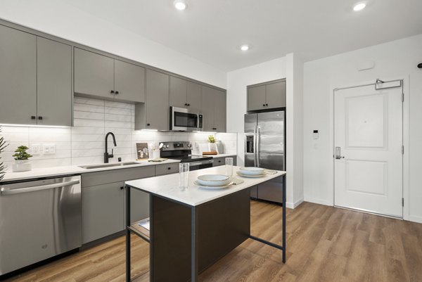 kitchen at Haven at Deer Creek Apartments 