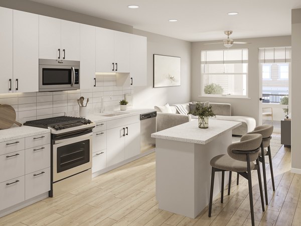 kitchen at Haven at Deer Creek Apartments 