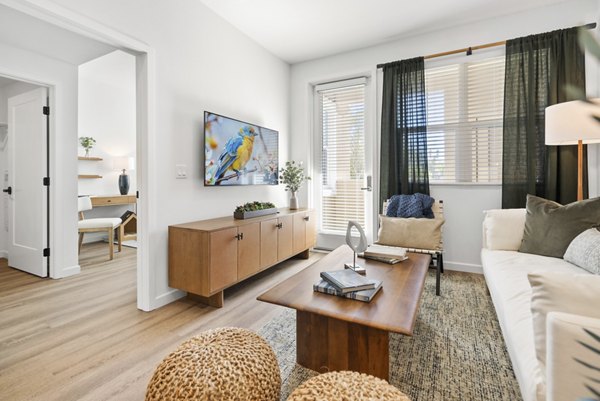 living room at Haven at Deer Creek Apartments 