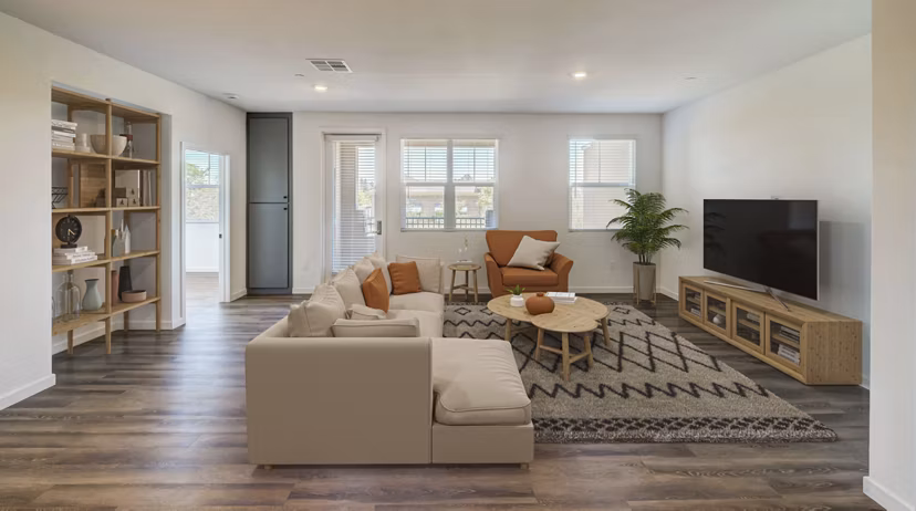 living room at Haven at Deer Creek Apartments