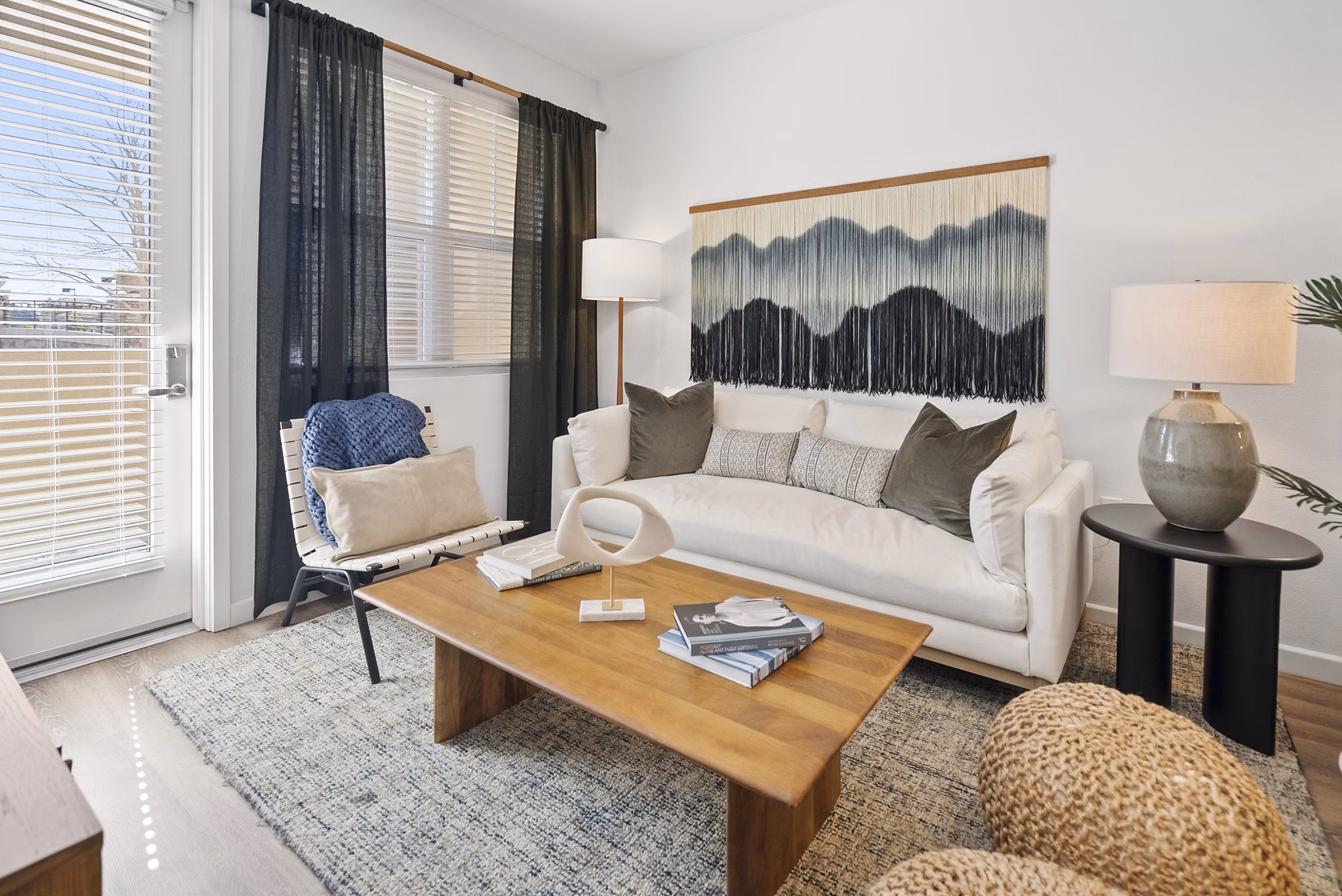 living room at Haven at Deer Creek Apartments