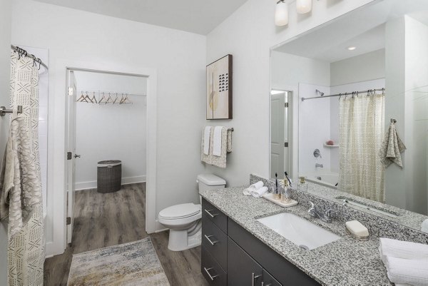 bathroom at Prose LaGrange Apartments