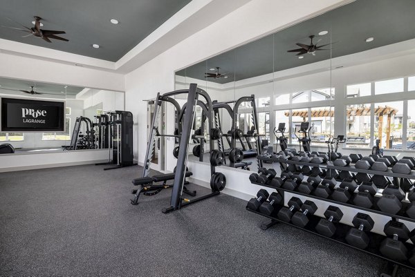 fitness center at Prose LaGrange Apartments