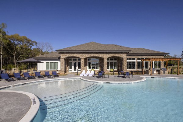 Inviting resort-style pool at Prose LaGrange Apartments offering luxurious relaxation and leisure space