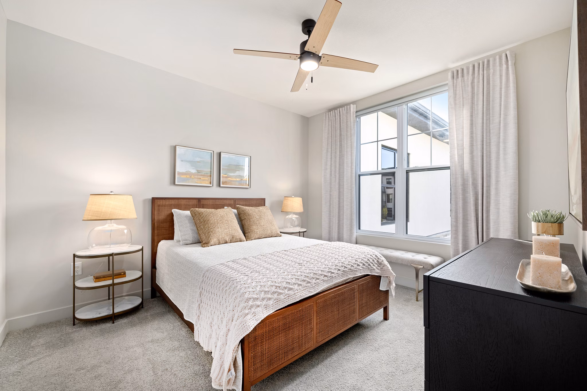 bedroom at The Fieldston of Fairway Apartments