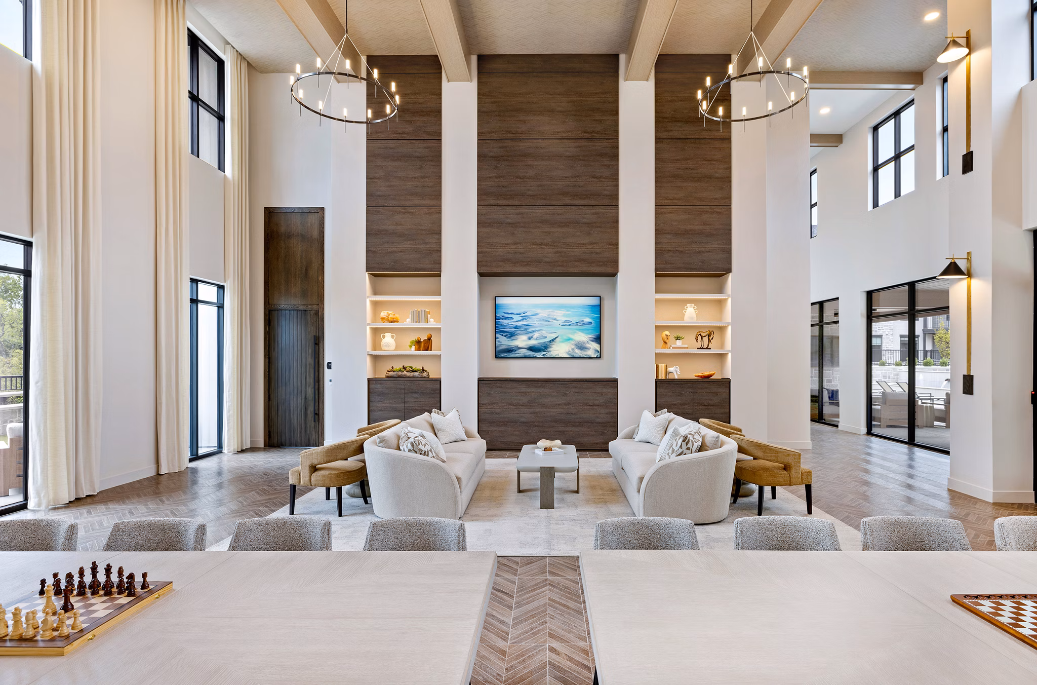 clubhouse at The Fieldston of Fairway Apartments