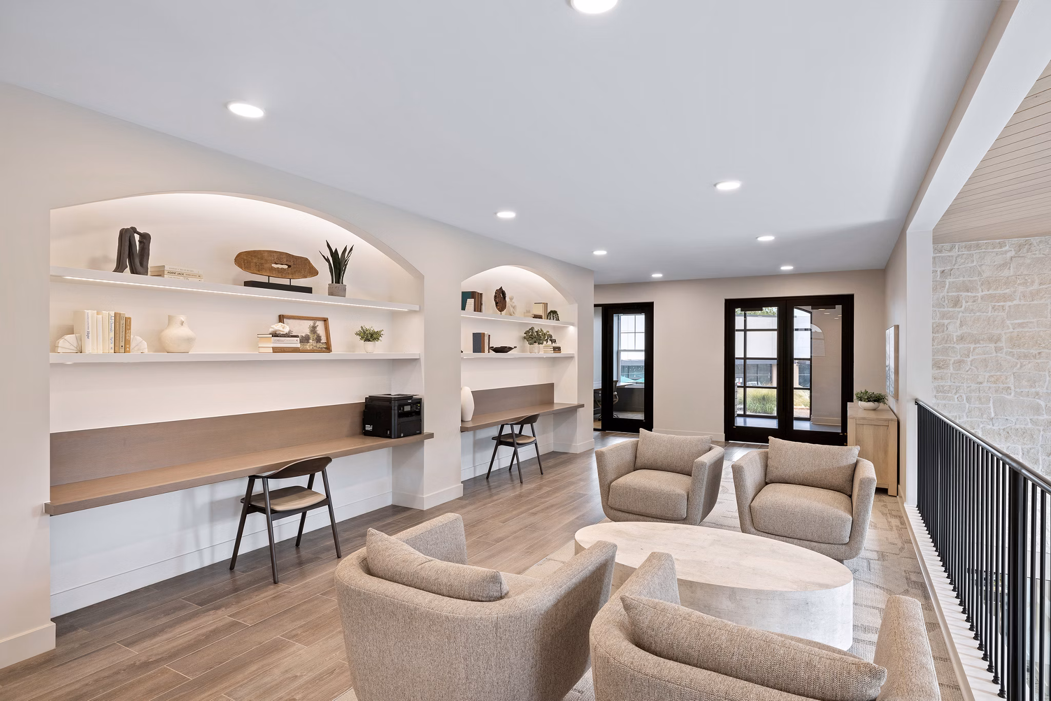 clubhouse at The Fieldston of Fairway Apartments
