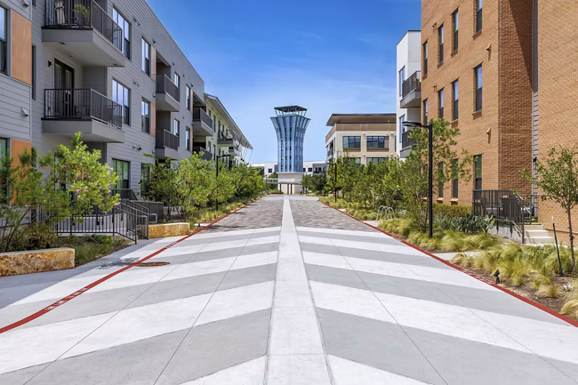 building/exterior at Rivette Tower Apartments