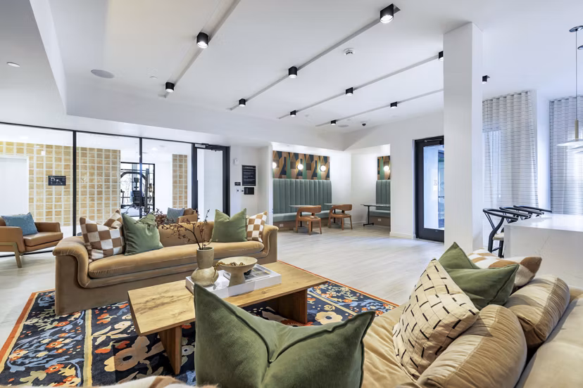 clubhouse at Rivette Tower Apartments