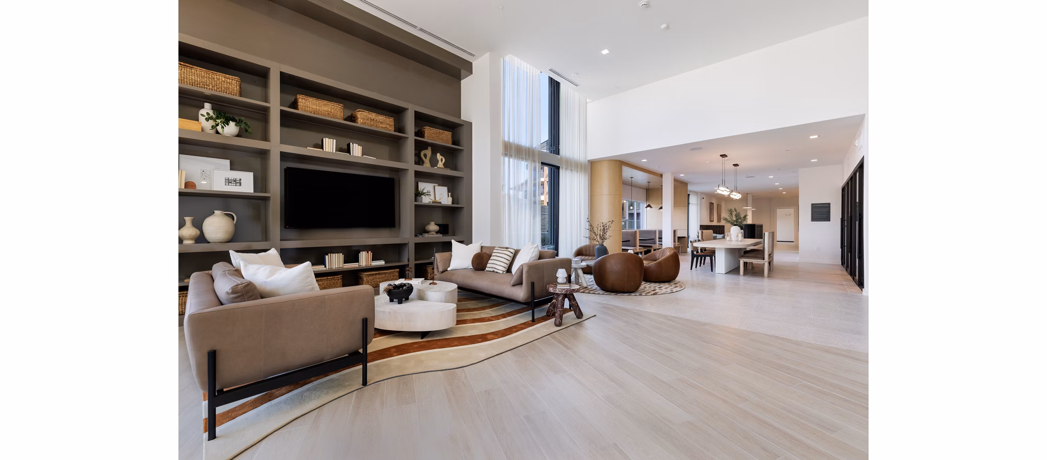 clubhouse at Rivette Tower Apartments
