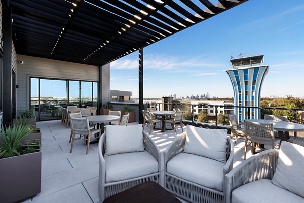 patio at Rivette Tower Apartments