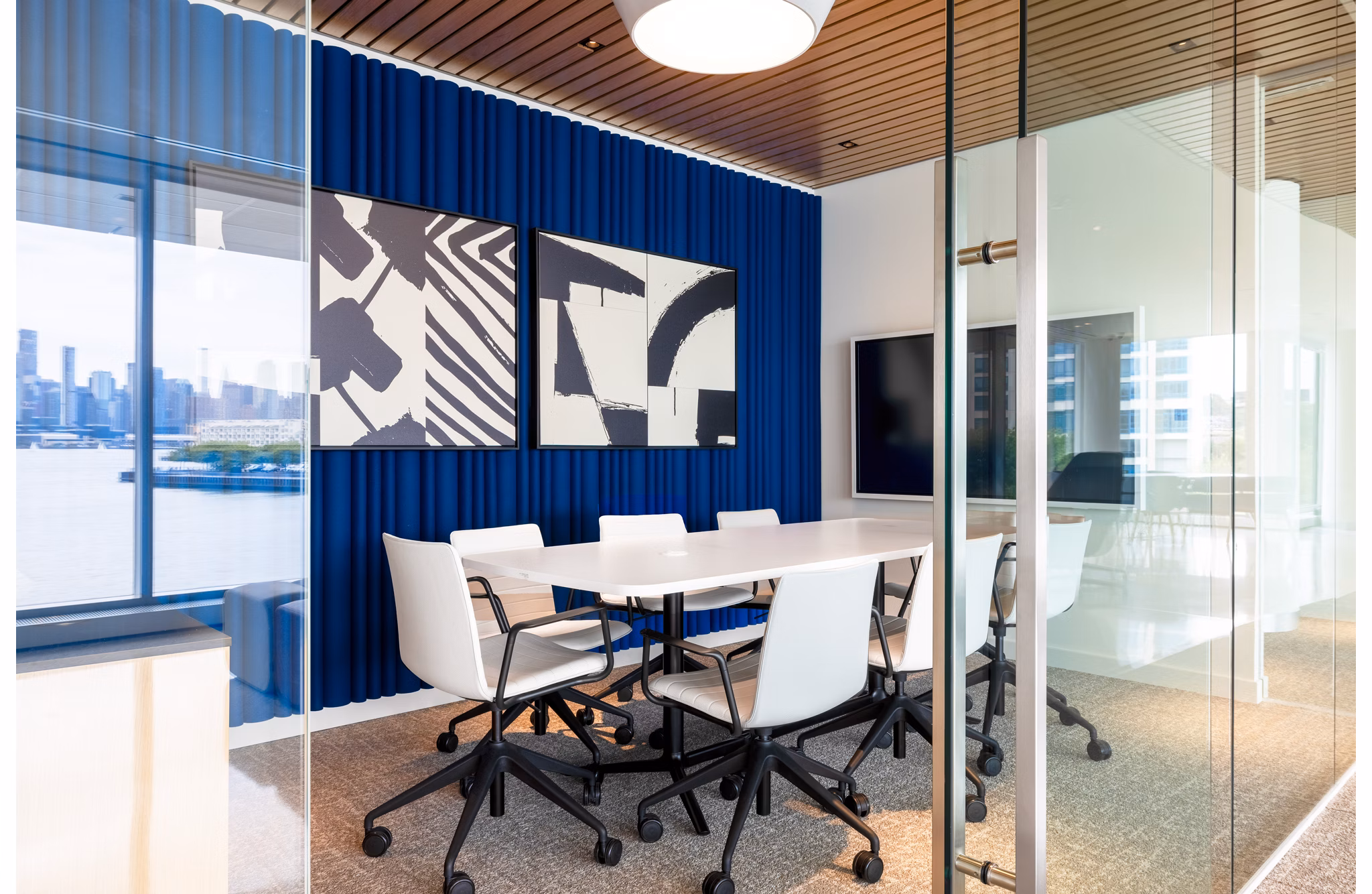 home office at Hoboken Point Apartments