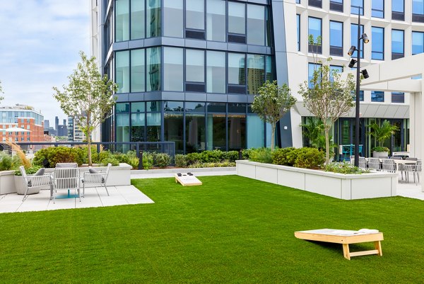 recreational area at Hoboken Point Apartments