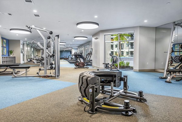 fitness center at Alta Washington Apartments