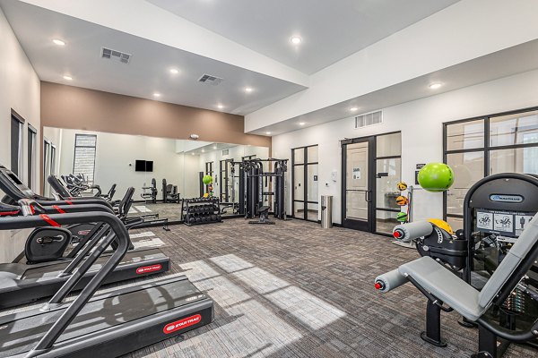 fitness center at The Preserve at Mesa Creek Apartments