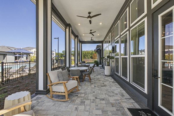 patio at Advenir at Mallory Lake Apartments
