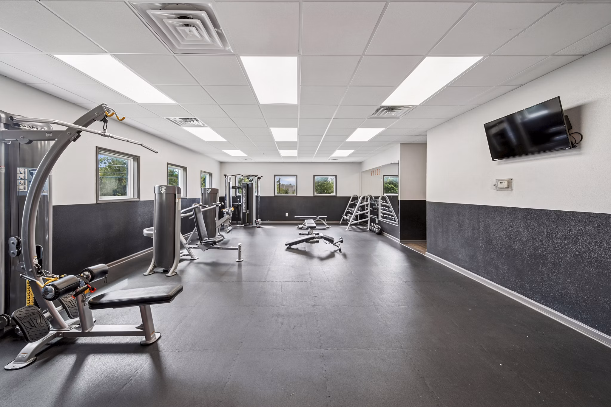 fitness center at Wylde at Eagle Creek