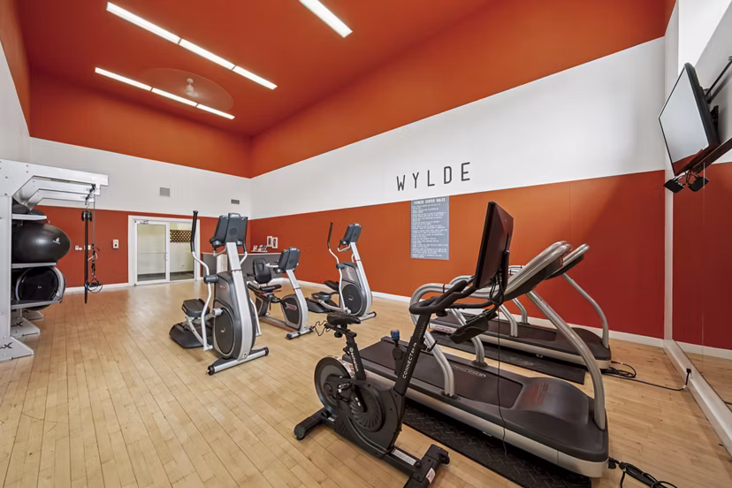fitness center at Wylde at Eagle Creek