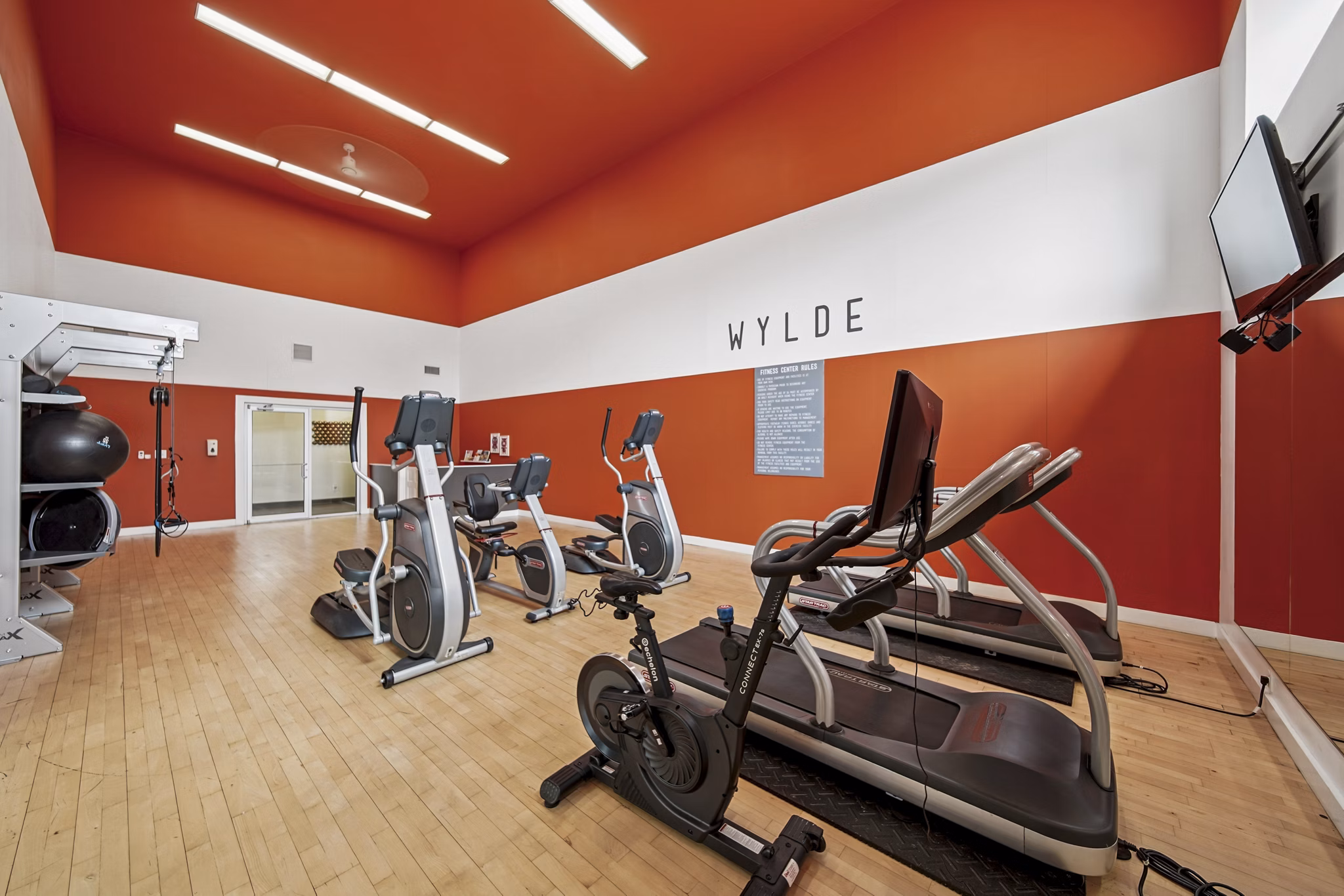 fitness center at Wylde at Eagle Creek