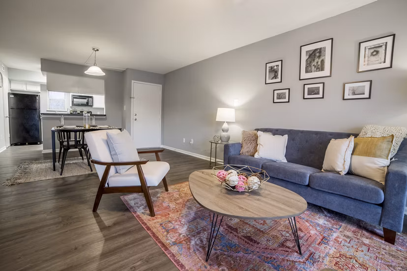 living room at Wylde at Eagle Creek