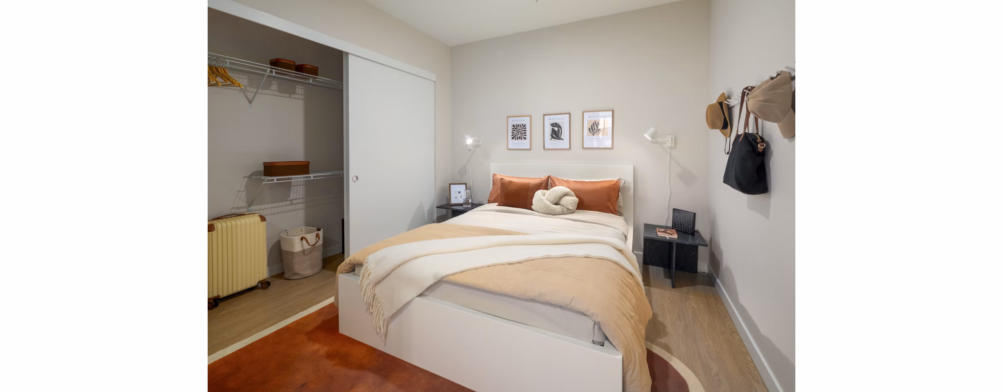 bedroom at Park East Apartments