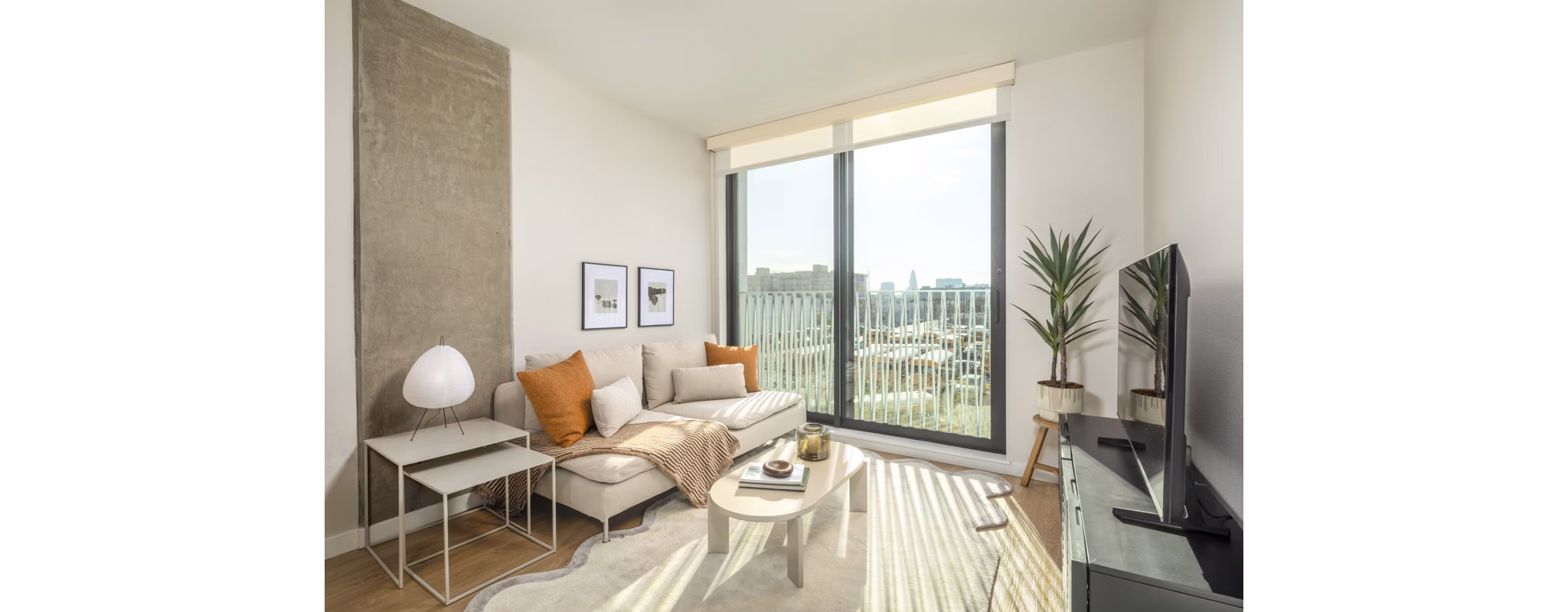 living room at Park East Apartments