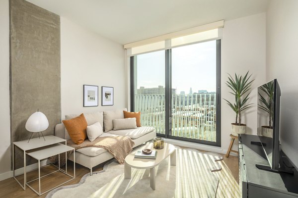 living room at Park East Apartments