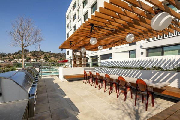 patio at Park East Apartments