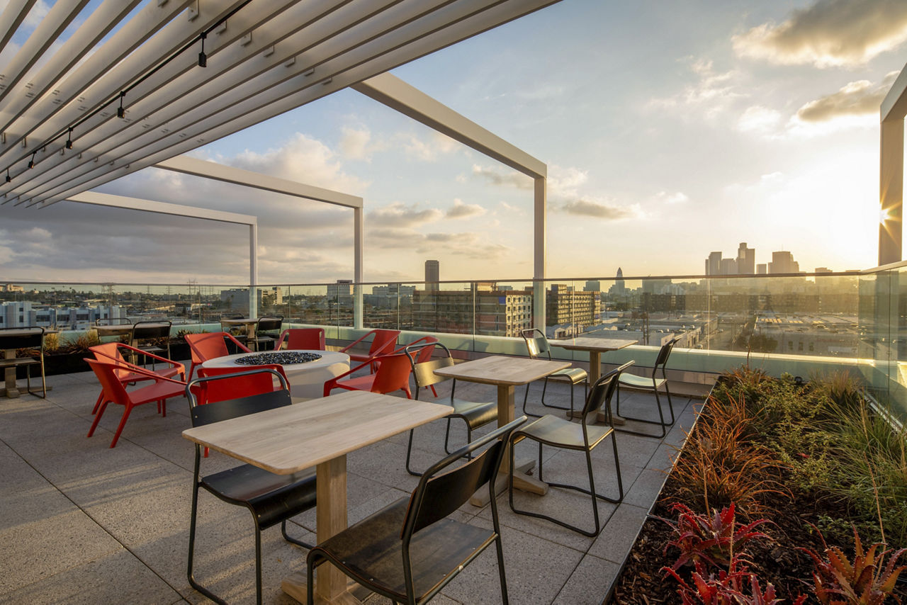 Roof deck at Park East (3 of 3)